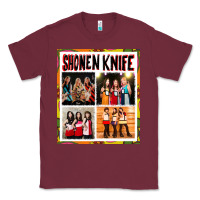 Burgundy Shonen knife Classic Tee - artisFamous