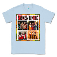 Dusty Blue Shonen knife Classic Tee - artisFamous