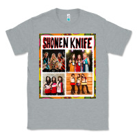 Heather Grey Shonen knife Classic Tee - artisFamous