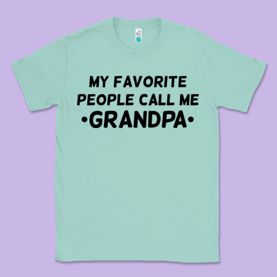 My Favorite People Call Me Grandpa Black Classic Tee Designed By Artisfamous