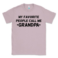 Lilac my favorite people call me grandpa black Classic Tee - artisFamous