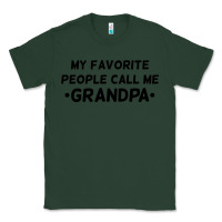 Sports Green my favorite people call me grandpa black Classic Tee - artisFamous