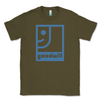 Army Green GOODWILL Classic Tee - artisFamous