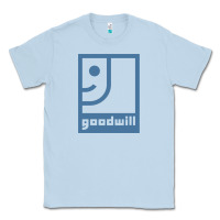 Dusty Blue GOODWILL Classic Tee - artisFamous