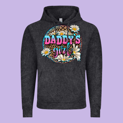 Daddy's Girl Vintage Hoodie Designed By Adodesignshop