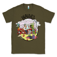 Army Green wavves Classic Tee - artisFamous
