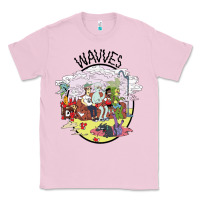 Bubblegum Pink wavves Classic Tee - artisFamous
