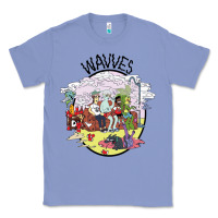 Colony Blue wavves Classic Tee - artisFamous