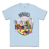 Dusty Blue wavves Classic Tee - artisFamous