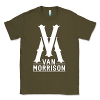 Army Green Van Morrison Music Classic Tee - artisFamous