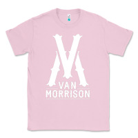 Bubblegum Pink Van Morrison Music Classic Tee - artisFamous