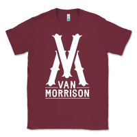 Burgundy Van Morrison Music Classic Tee - artisFamous
