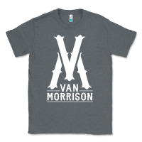 Charcoal Heather Van Morrison Music Classic Tee - artisFamous