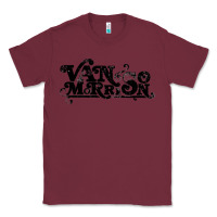 Burgundy Van Morrison Music Classic Tee - artisFamous