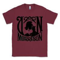 Burgundy Van Morrison Music Classic Tee - artisFamous
