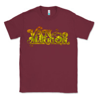 Burgundy Van Morrison Music Classic Tee - artisFamous