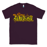 Plum Van Morrison Music Classic Tee - artisFamous