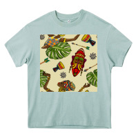 Arona african woman and mask seamless pattern Heavy Core Tee - BundleAndBundleShop