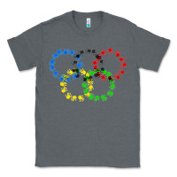 Charcoal Heather winter olympics Classic Tee - artisFamous