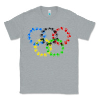 Heather Grey winter olympics Classic Tee - artisFamous