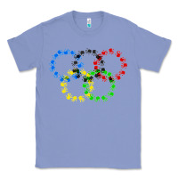 Colony Blue winter olympics Classic Tee - artisFamous