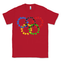 Red winter olympics Classic Tee - artisFamous