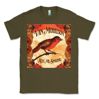 Army Green Van Morrison Music Classic Tee - artisFamous