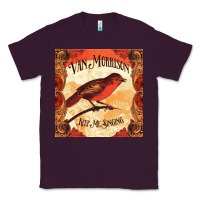 Plum Van Morrison Music Classic Tee - artisFamous