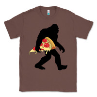 Chestnut bigfoot carrying pizza Classic Tee - artisFamous