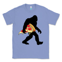 Colony Blue bigfoot carrying pizza Classic Tee - artisFamous
