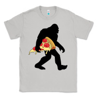 Moon Dust bigfoot carrying pizza Classic Tee - artisFamous