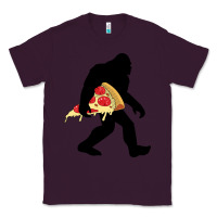 Plum bigfoot carrying pizza Classic Tee - artisFamous