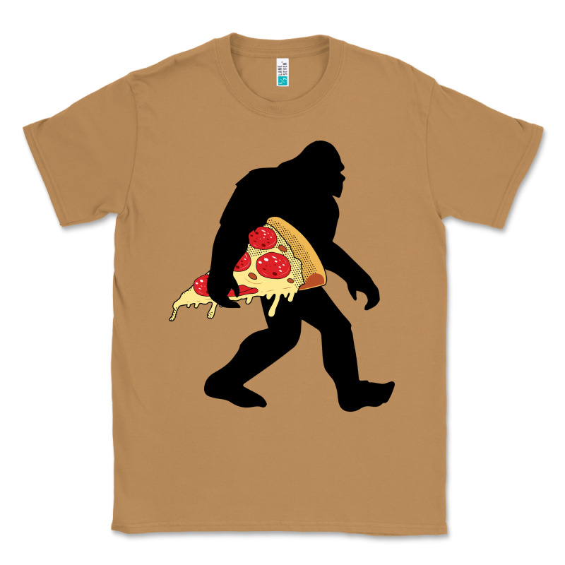 Bigfoot Carrying Pizza Classic Tee by artisFamous | Teevron