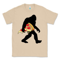 Mushroom bigfoot carrying pizza Classic Tee - artisFamous
