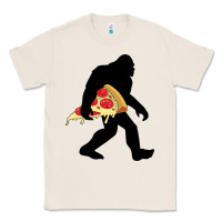 Natural bigfoot carrying pizza Classic Tee - artisFamous