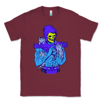 Burgundy skeletor's cat premium scoop csic las Classic Tee - artisFamous