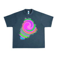 Midnight Navy tie dye patch Urban Heavy Tee - RanaPortraitStore