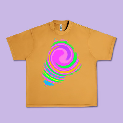 Tie Dye Patch Urban Heavy Tee Designed By Ranaportraitstore
