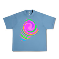 Pebble Blue tie dye patch Urban Heavy Tee - RanaPortraitStore