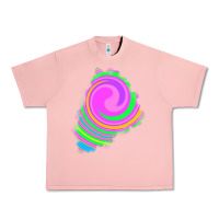 Salmon tie dye patch Urban Heavy Tee - RanaPortraitStore