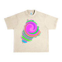Sandshell tie dye patch Urban Heavy Tee - RanaPortraitStore