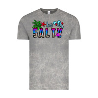 Cloud Rock be salty Vintage Tee - CowhideDigitalArt