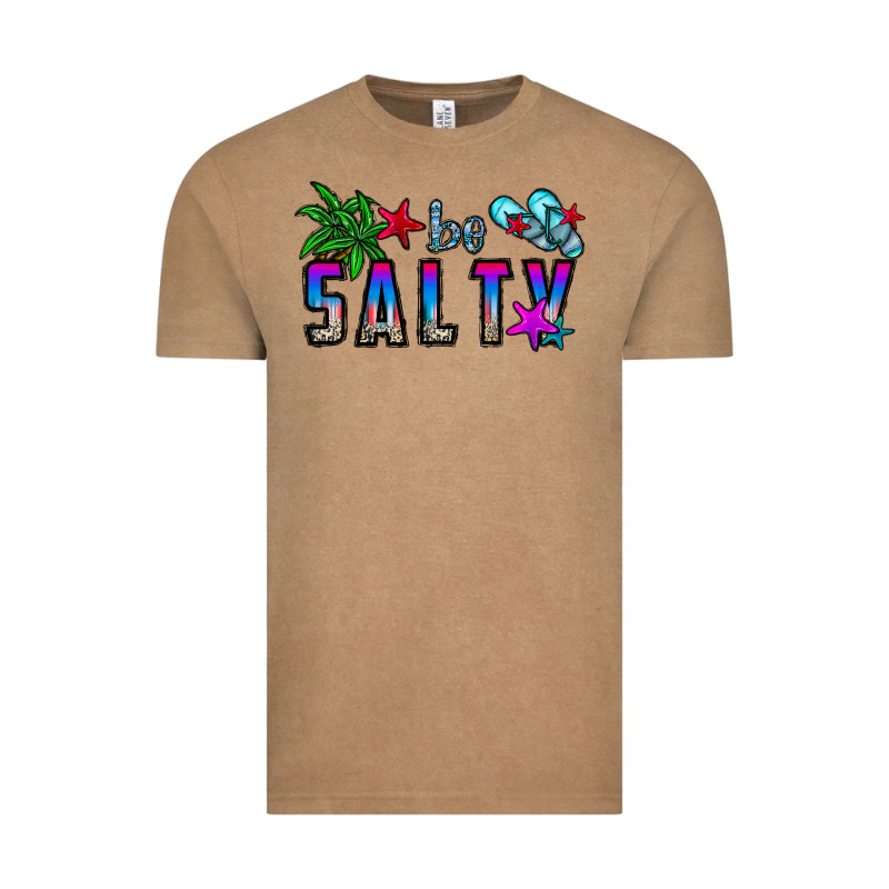 Be Salty Vintage Tee by CowhideDigitalArt | Teevron