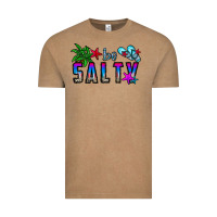 Vintage Coffee be salty Vintage Tee - CowhideDigitalArt