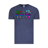 Vintage Denim be salty Vintage Tee - CowhideDigitalArt