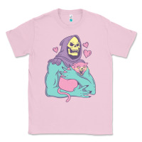 Bubblegum Pink skeletor's cat premium scoop classic Classic Tee - artisFamous