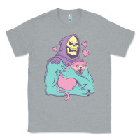 Heather Grey skeletor's cat premium scoop classic Classic Tee - artisFamous