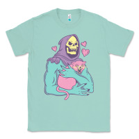 Seafoam skeletor's cat premium scoop classic Classic Tee - artisFamous