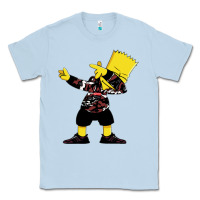 Dusty Blue dabbing bart Classic Tee - artisFamous
