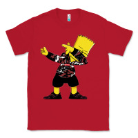 Red dabbing bart Classic Tee - artisFamous